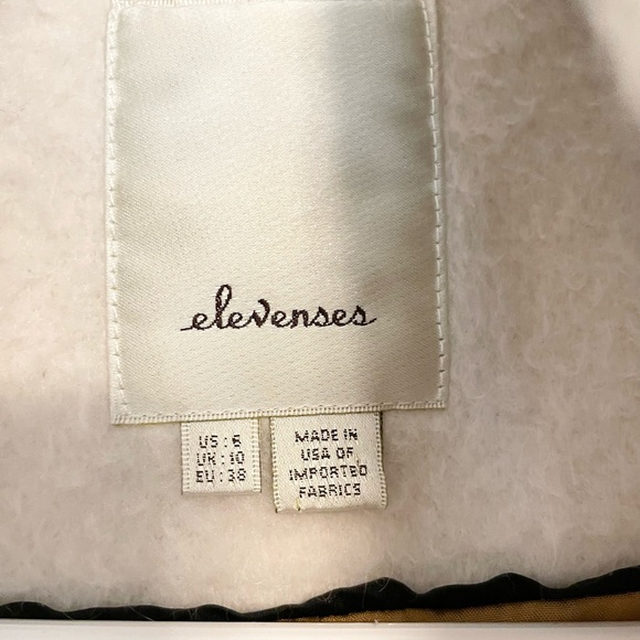 Anthropologie Elevenses Window Pane Car Coat - Picture 8 of 9